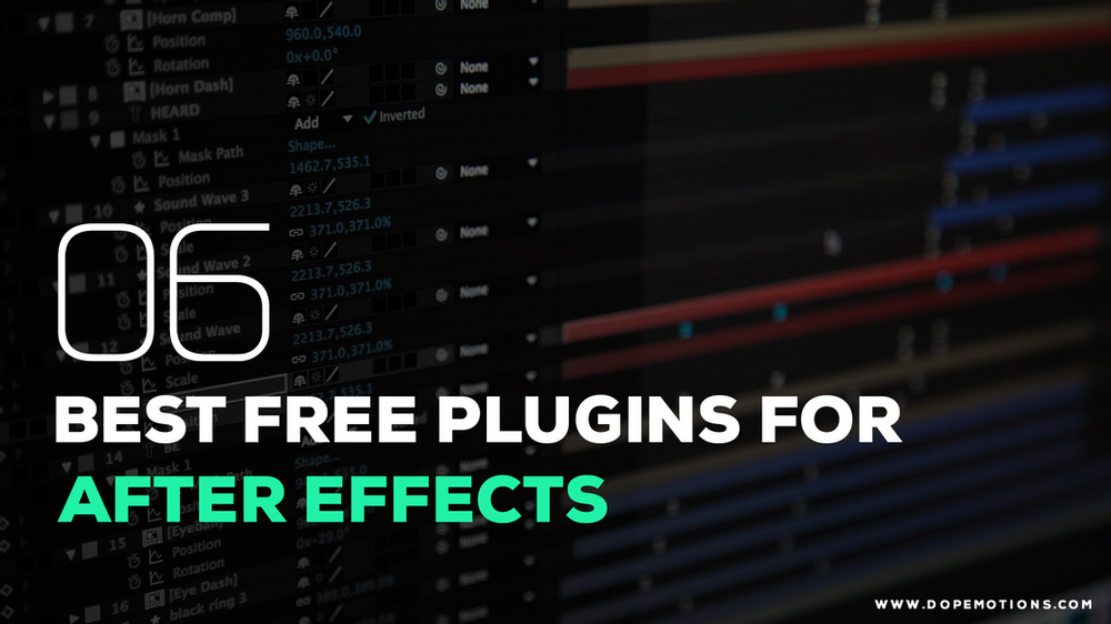 Free Plugins For After Effects